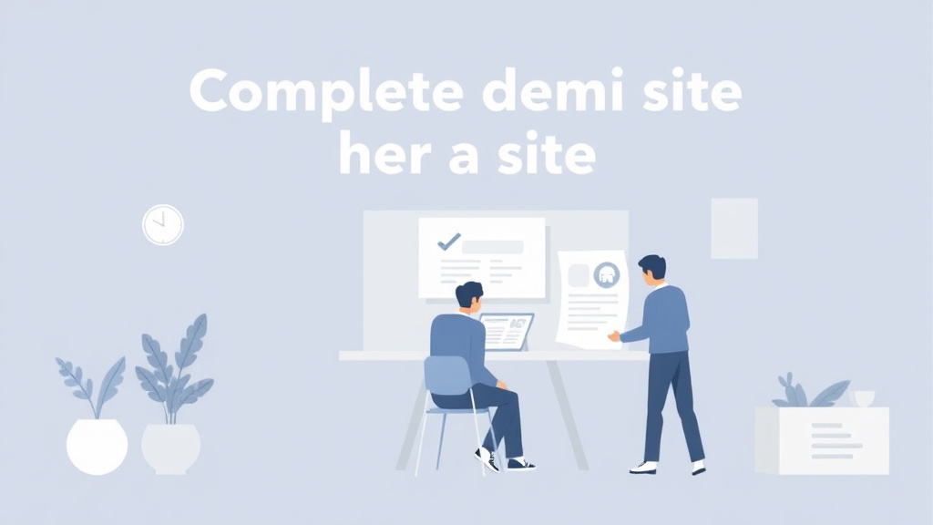 Complete guide to starter demo site buyer trust checklist