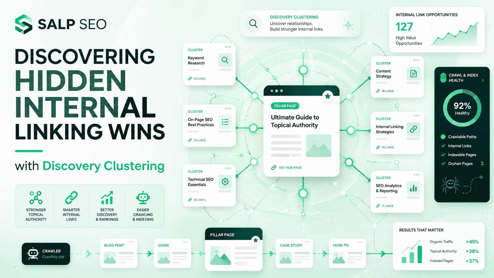 SEO article title: Discovering Hidden Internal Linking Wins with Discovery Clustering