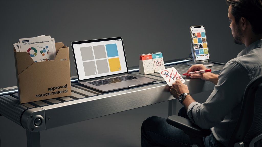 The “Content Conveyor Belt”: Automate Social Publishing Without Sounding Robotic