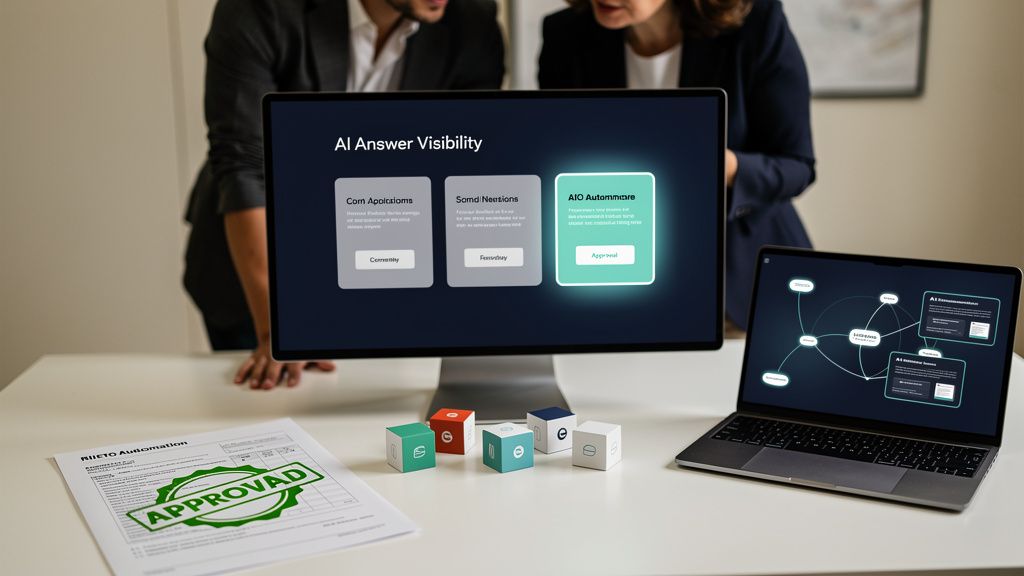 The AI Answer Shelf: Software That Makes Your Brand the Cited Choice